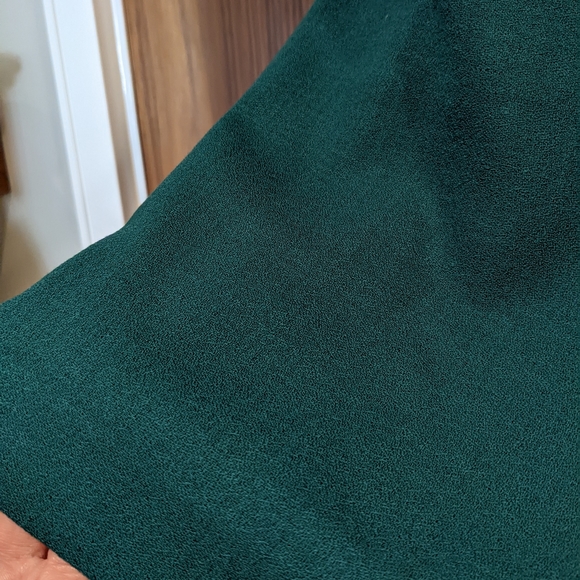 Vintage teal fitted dress, size 6/8 - Picture 2 of 2